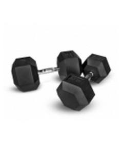 Mancuernas de Goma Hexagonales AFW 105055 22,5kg Par