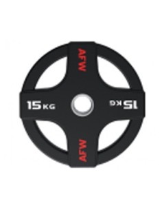 Disco Olímpico de Goma AFW 4 Agarres 105134 15kg