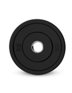 Disco de Goma Bumper AFW 25kg Negro