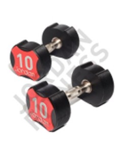 Mancuernas Uretano Jordan Fitness JT-IUD-10 Ignite 25kg Par