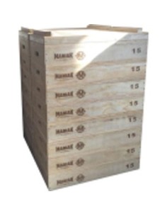 Set Cajones Halterofilia Maniak Fitness Jerk Box MK-0155