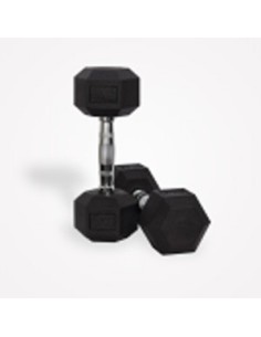 Mancuernas de Goma Hexagonales Mets Fitness PF-9050-22.5...