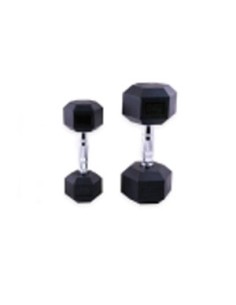 Mancuernas de Goma Hexagonales Mets Fitness PF-9050-32.5...