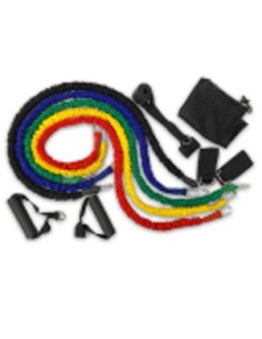 Set Elásticos con Funda Mets Fitness Latex Tubes XT18027